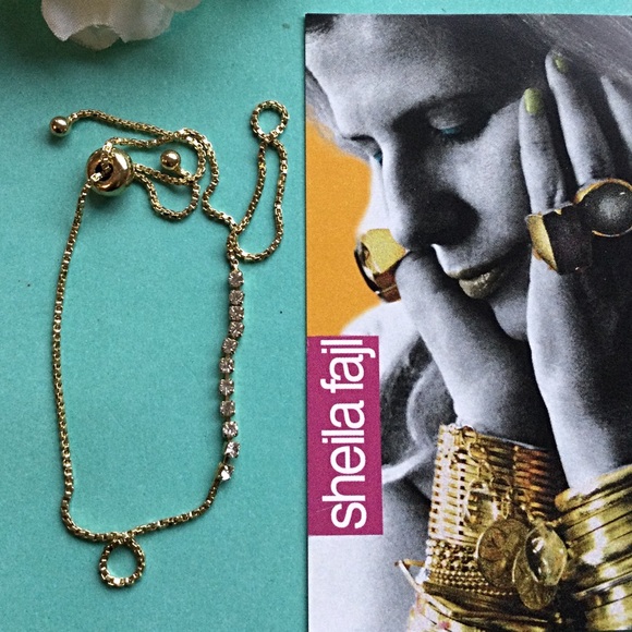 Sheila Fajl Amanda Bracelet 18k Gold Plated. Perfect Graduation or Bday Gift - Picture 2 of 8
